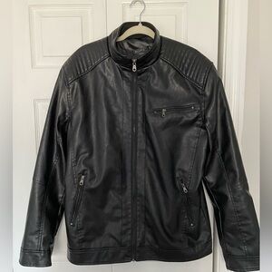 Men’s faux leather jacket